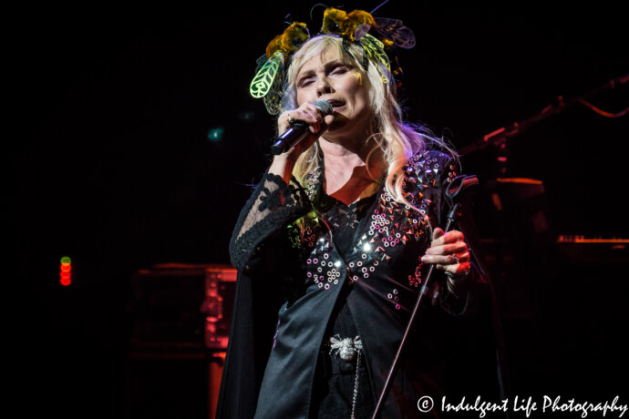 Debbie Harry of Blondie live at Kauffman Center for the Performing Arts in Kansas City, MO on July 18, 2017.