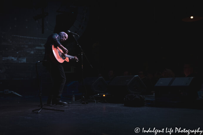 Scottish new wave artist Midge Ure during his live acoustic show at the recordBar in downtown Kansas City, MO on January 27, 2020.