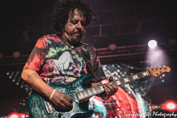 Toto guitarist Steve Lukather performing live at Uptown Theater in Kansas City, MO on September 27, 2019.