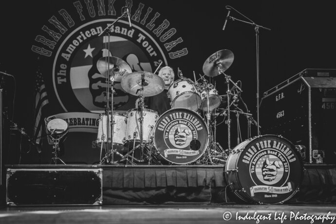 Grand Funk Railroad founding member and drummer Don Brewer performing live at Star Pavilion inside of Ameristar Casino in Kansas City, MO on June 1, 2019.