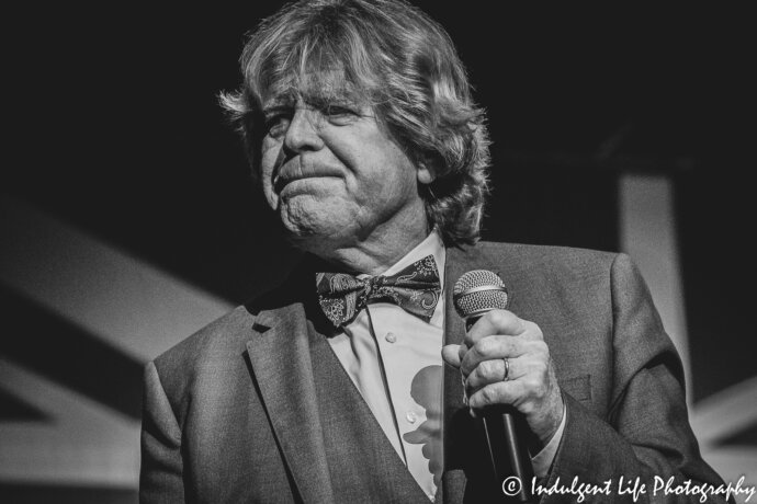 Lead singer Peter Noone of Herman's Hermits performing live at Ameristar Casino's Star Pavilion in Kansas City, MO on June 2, 2018.