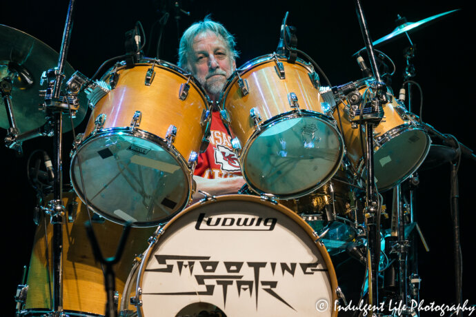 Shooting Star founding member and drummer Steve Thomas live in concert at Ameristar Casino Hotel Kansas City, MO on January 19, 2019.